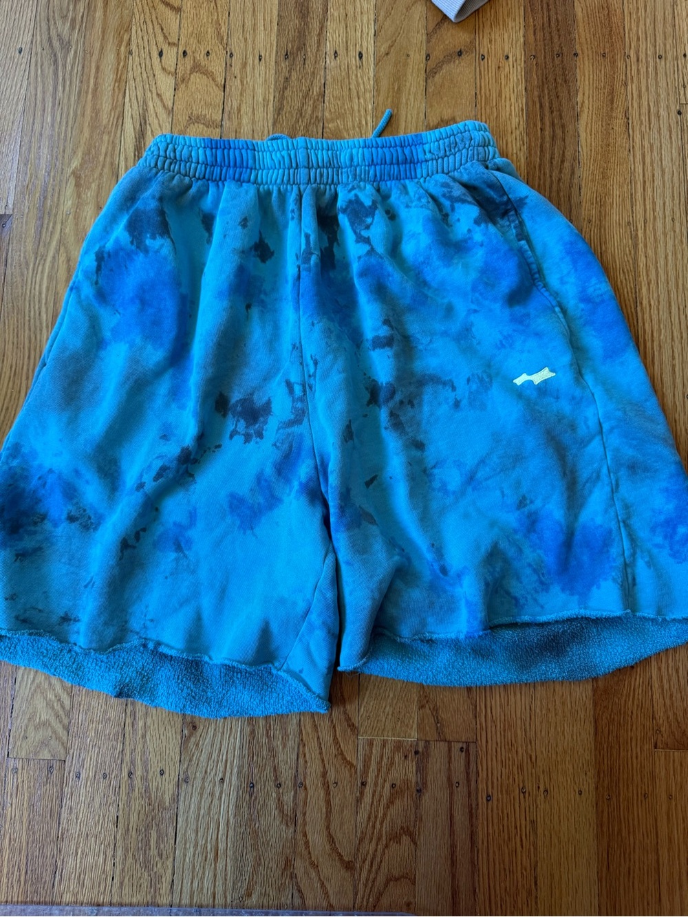 SKYLRK x Justin Bieber Coachella exclusive Tie Dye shorts